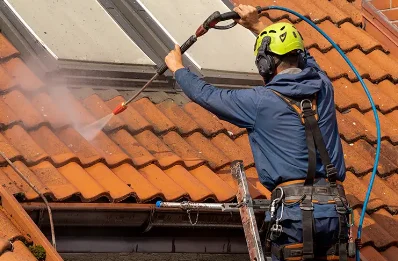 Démoussage et hydrofuge de toiture à Vissec